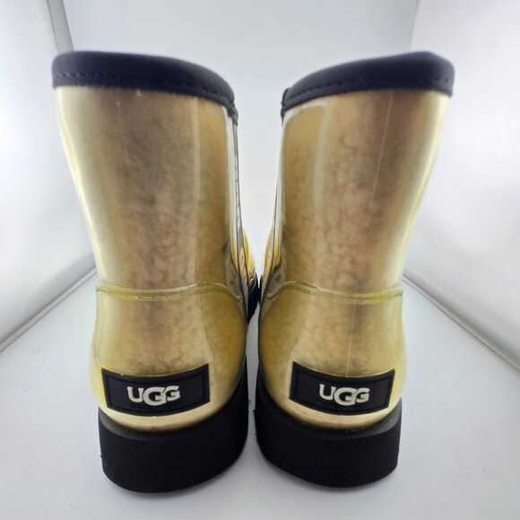 UGG Classic Clear Mini Waterproof Boots | Women’s Size 6 | Black - Picture 4 of 12